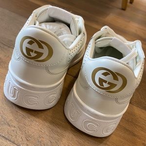 Gucci Womens GG Embossed Sneakers